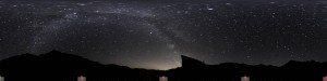 Il cielo alla capanna Quarnei (vista panoramica)